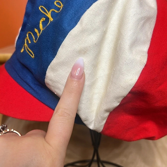 Vintage 70s Six Flags Great America Bugs Bunny Patriotic Engineer Hat USA - Picture 9 of 16